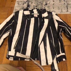 Faux leather jacket